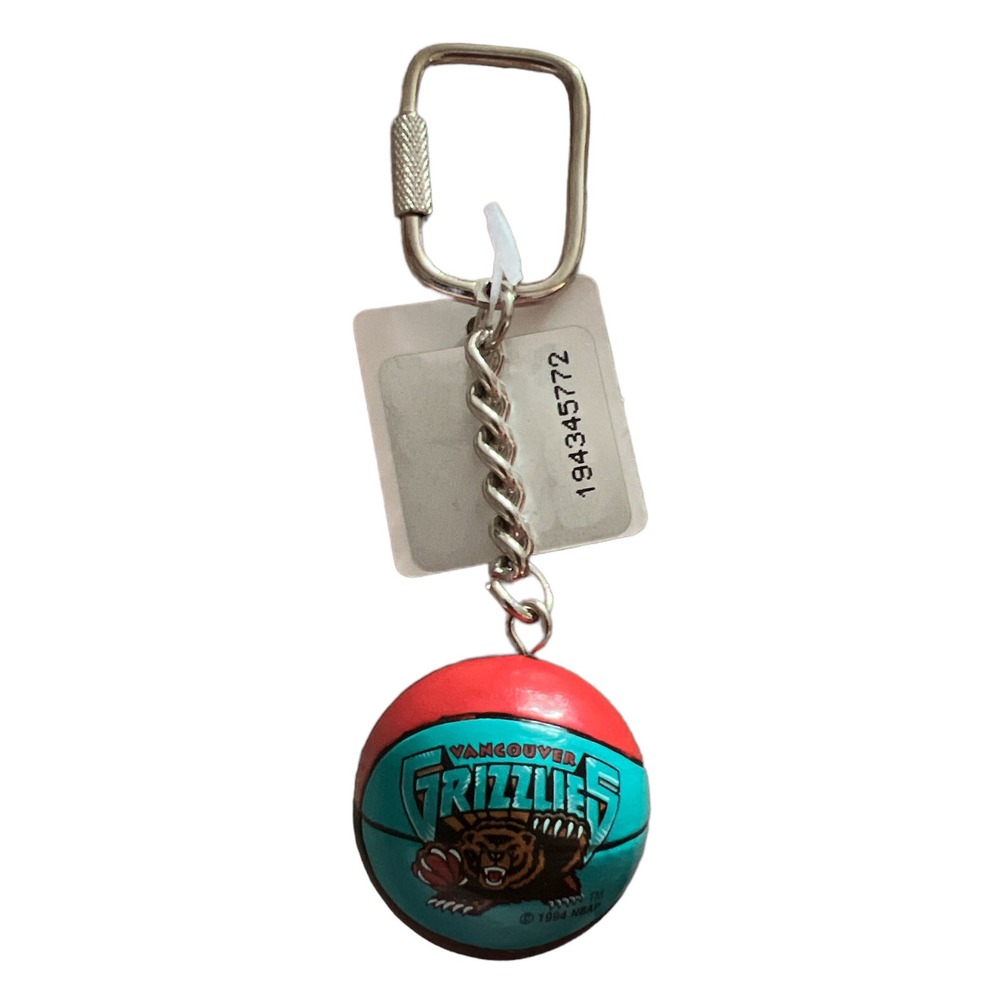 J.F. Sports NBA Vancouver GRIZZLIES Lil' Sports Brat Basketball Vintage Keychain